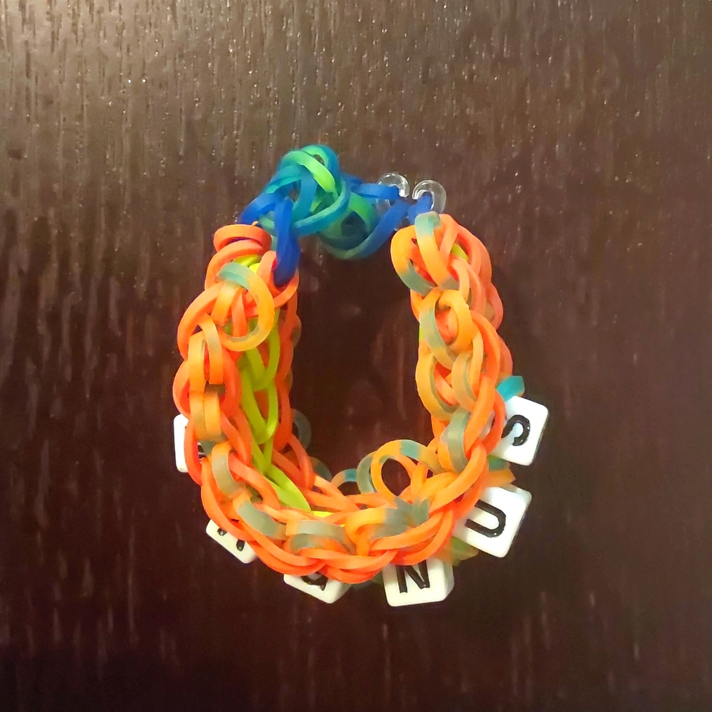 Ladder with beads bracelet